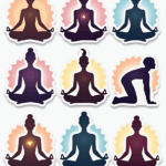 Yoga Symbols - Sticker Sheet v12